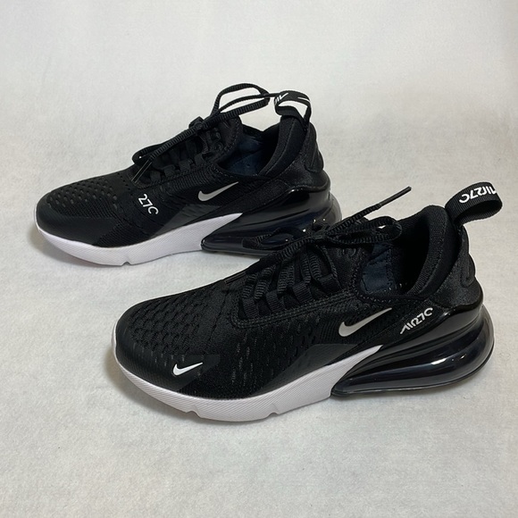 Nike Air Max 270 Boys Kids (GS) Black White - Anthracite  Size 4Y NEW IN BOX - Picture 9 of 16